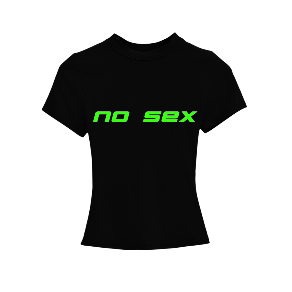 “NO SEX” – Night Vision TEE (WOMEN)